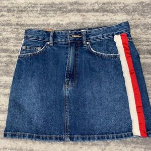 ZARA mini denim skirt